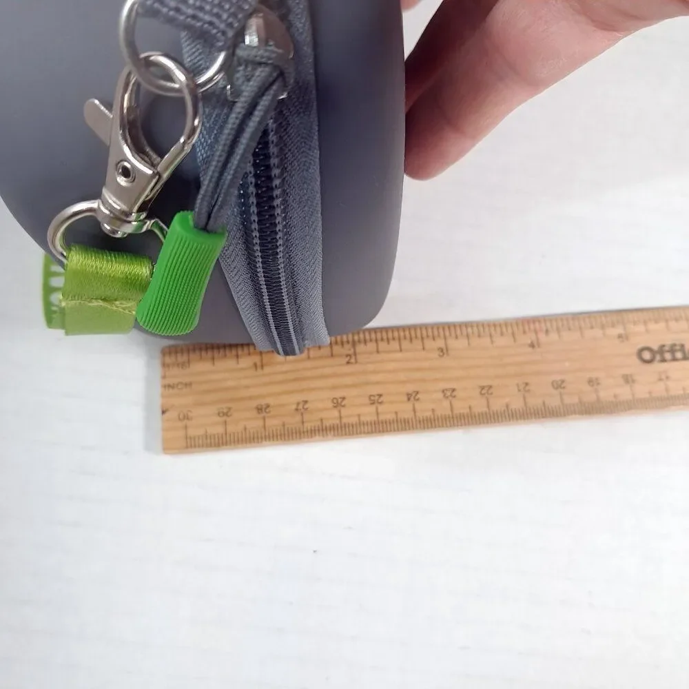 PHONAK Hearing‎ Aid Clamshell Case Storage Travel bag grey gray zipper